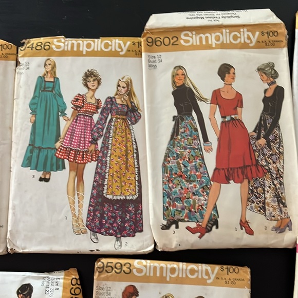 1970’s Simplicity Women’s Patterns Vintage - Picture 3 of 4